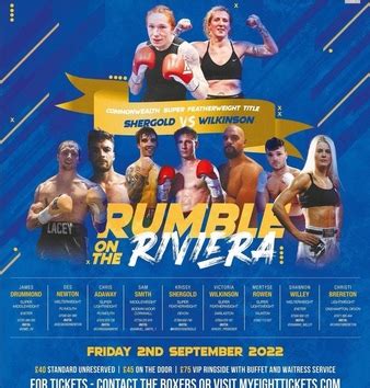 Der Riviera Rumble -  Ein unvergessliches Boxkampf-Event mit dem legendären Rapper und Schauspieler RZA!